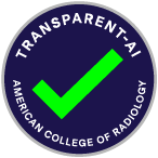 Transparent-AI badge, part of the transparency program on AI Central.